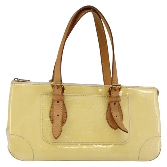 LOUIS VUITTON Monogram Vernis Rosewood Avenue Hand Bag Perle M93508 Auth hk3143 - Picture 2 of 16